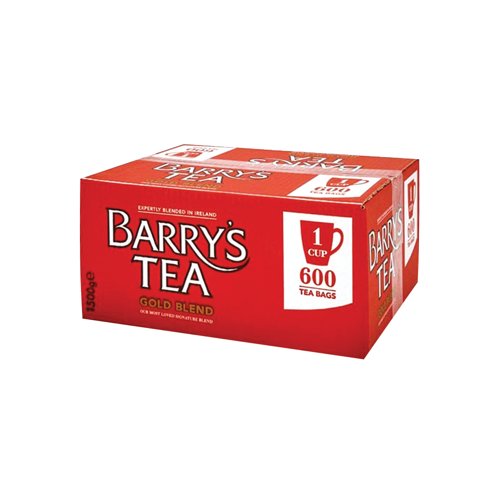 Barrys Catering 1 Cup Gold Blend Tea Bags (Pack of 600)