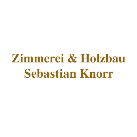 Logo von Zimmerei & Holzbau Sebastian Knorr Meisterbetrieb