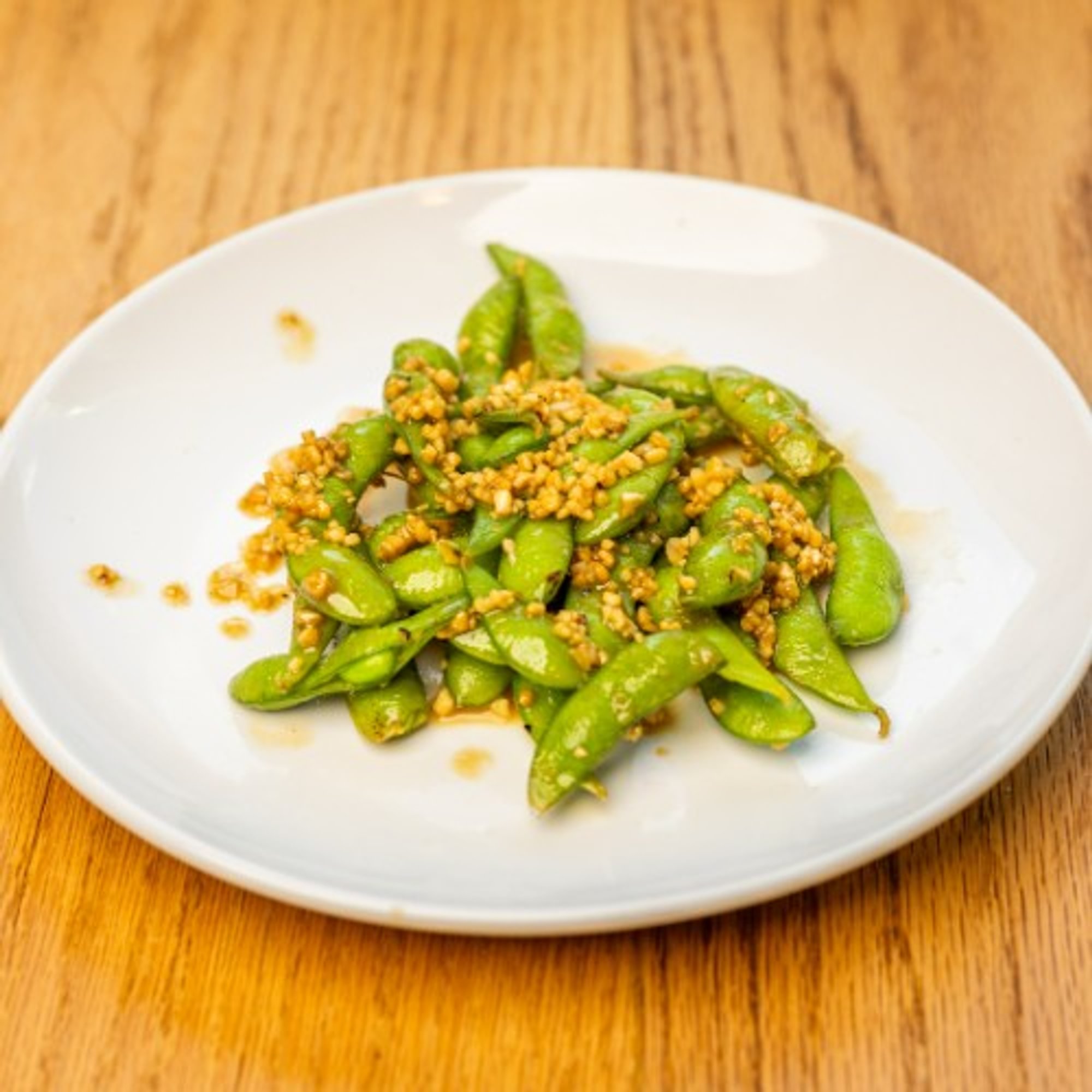 Garlic Edamame