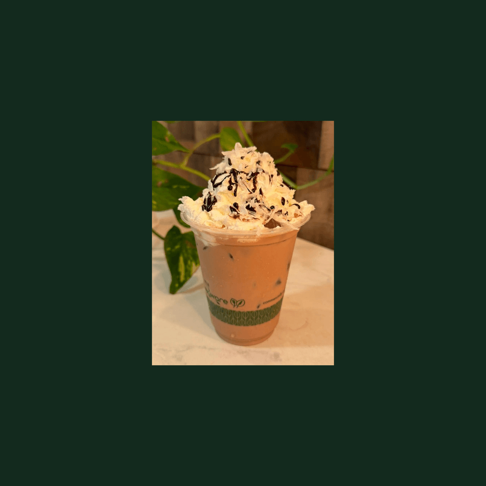 Coconut mocha latte