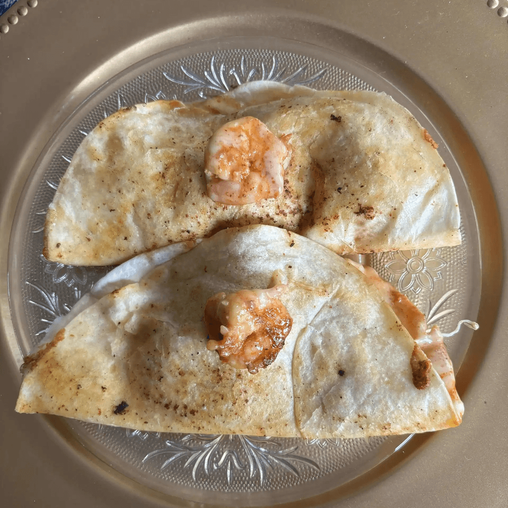 Shrimp & Cheese Quesadilla