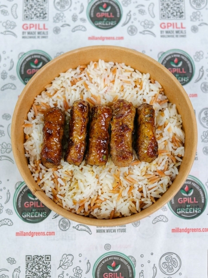 Kofte Plate with rice or Salad