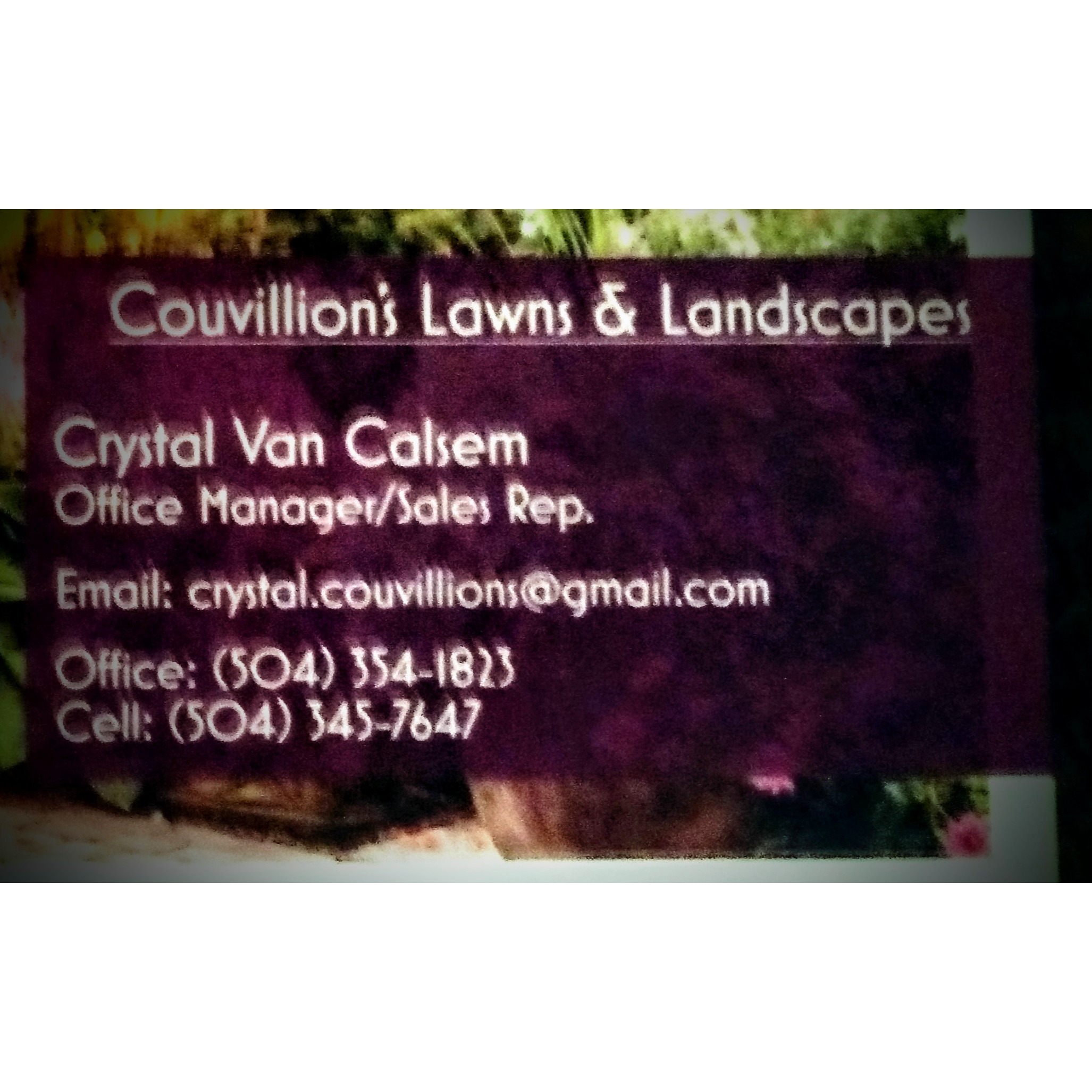 Couvillion's Lawn and Landscaping Logo