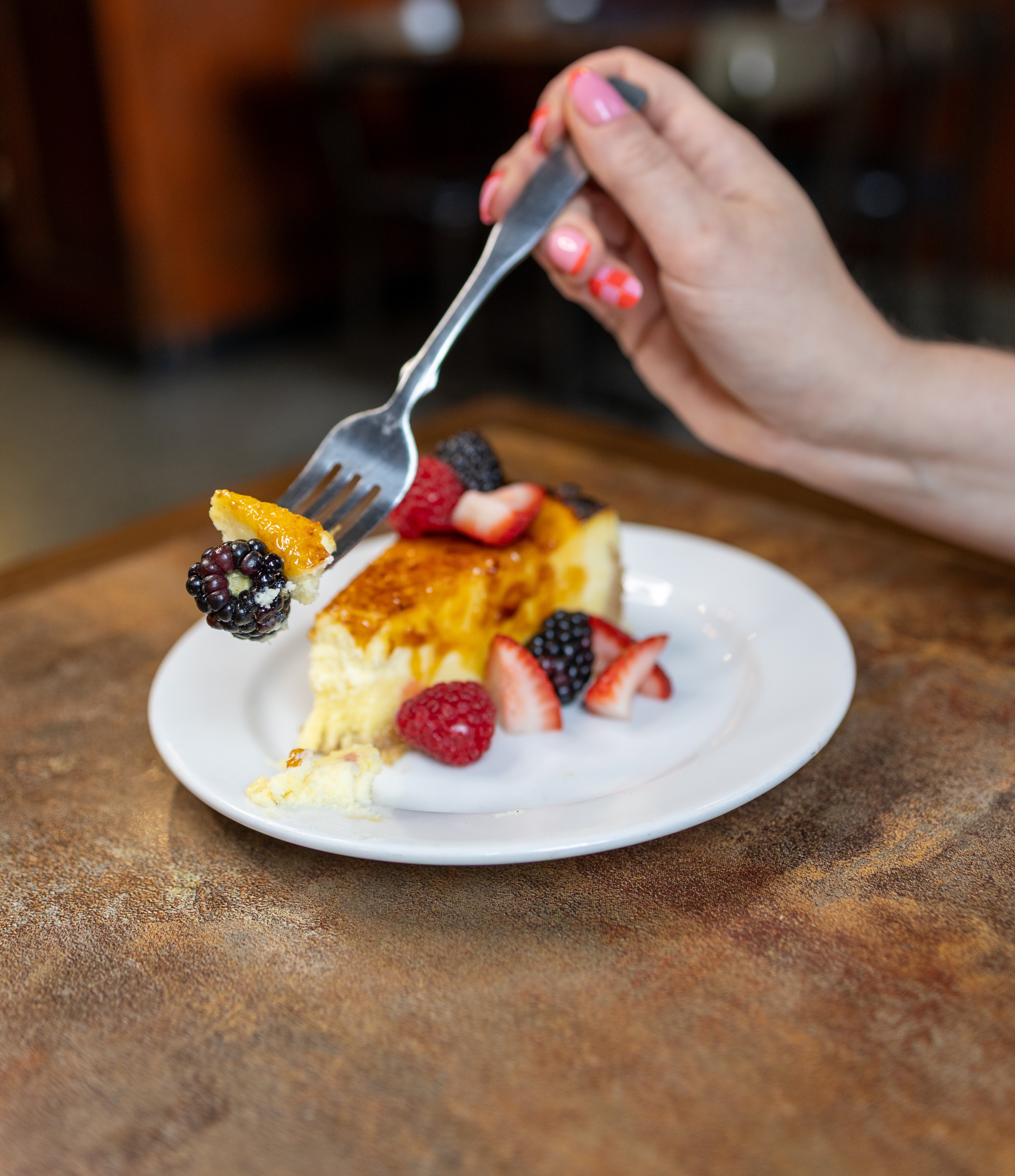 CREME BRULEE CHEESECAKE