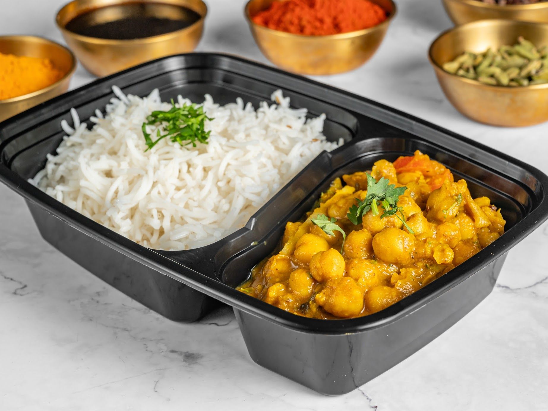 Channa Masala Lunch (Vegan)