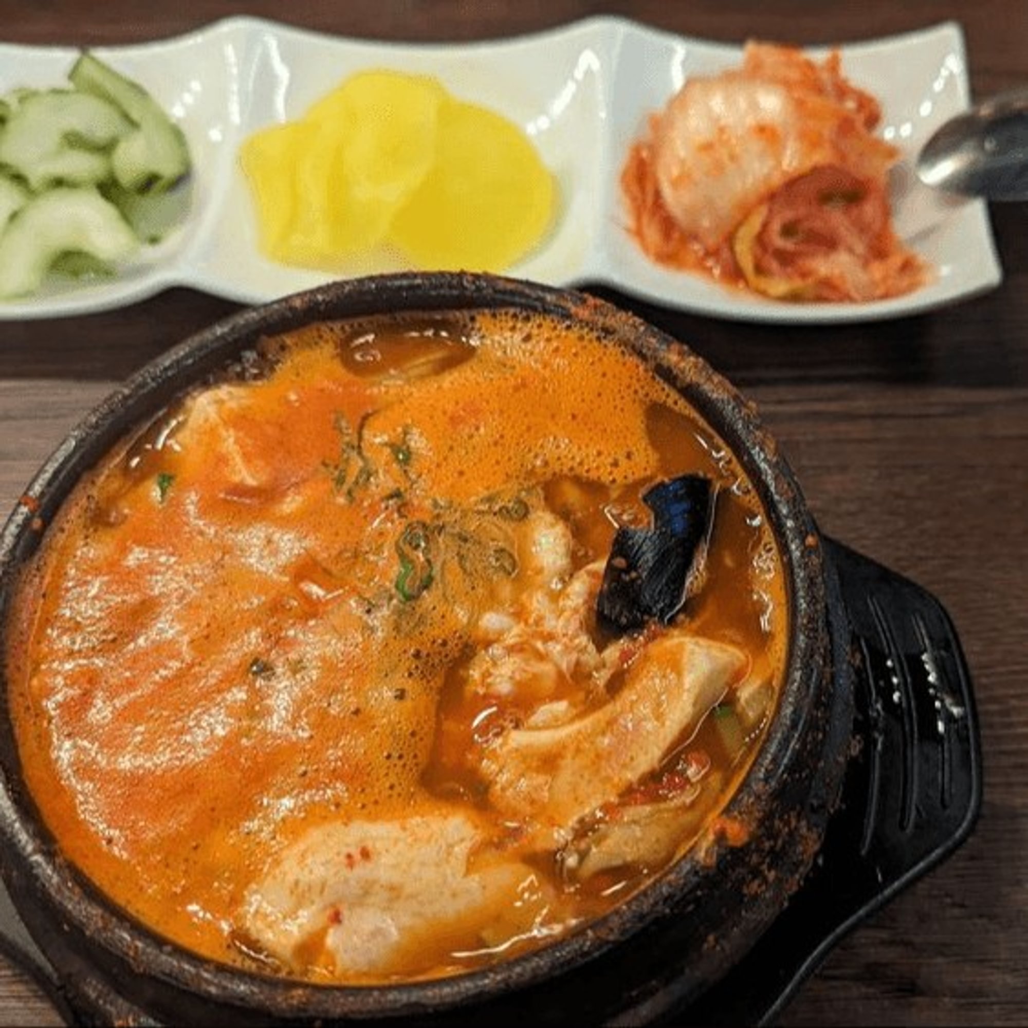 Seafood Soft Tofu Soup