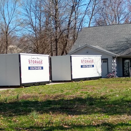 Extra storage at your front door. We deliver 16' or 20' portable storage containers to your home or business.