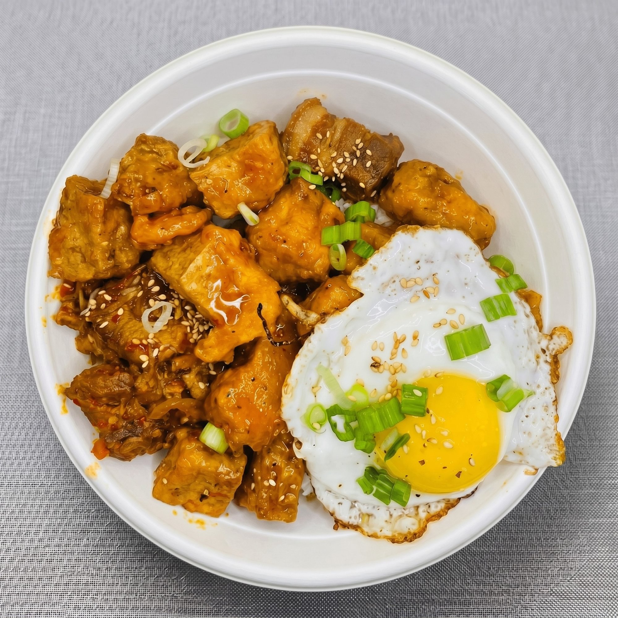 Crispy Korean Fried Chicken Bowl