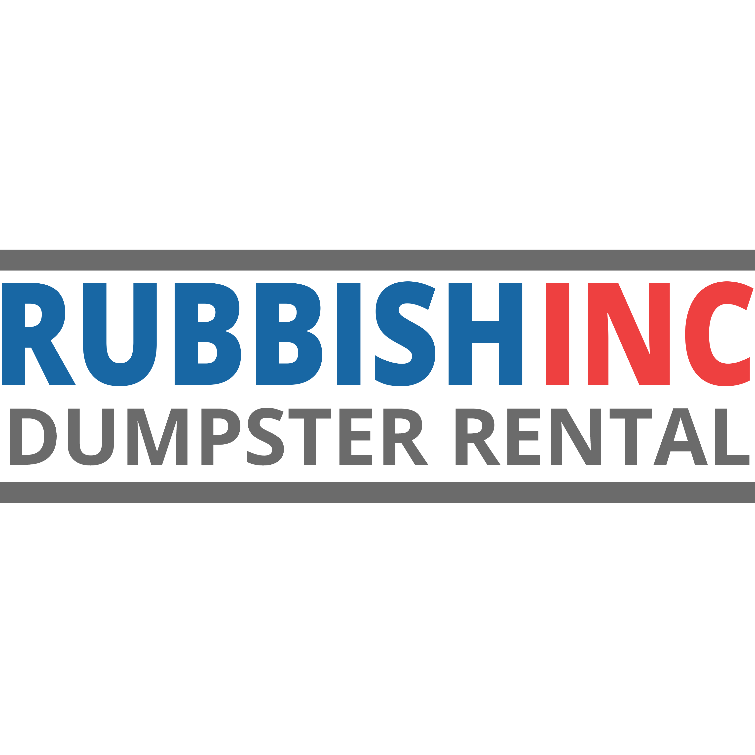 Rubbish Inc Dumpster Rental Logo