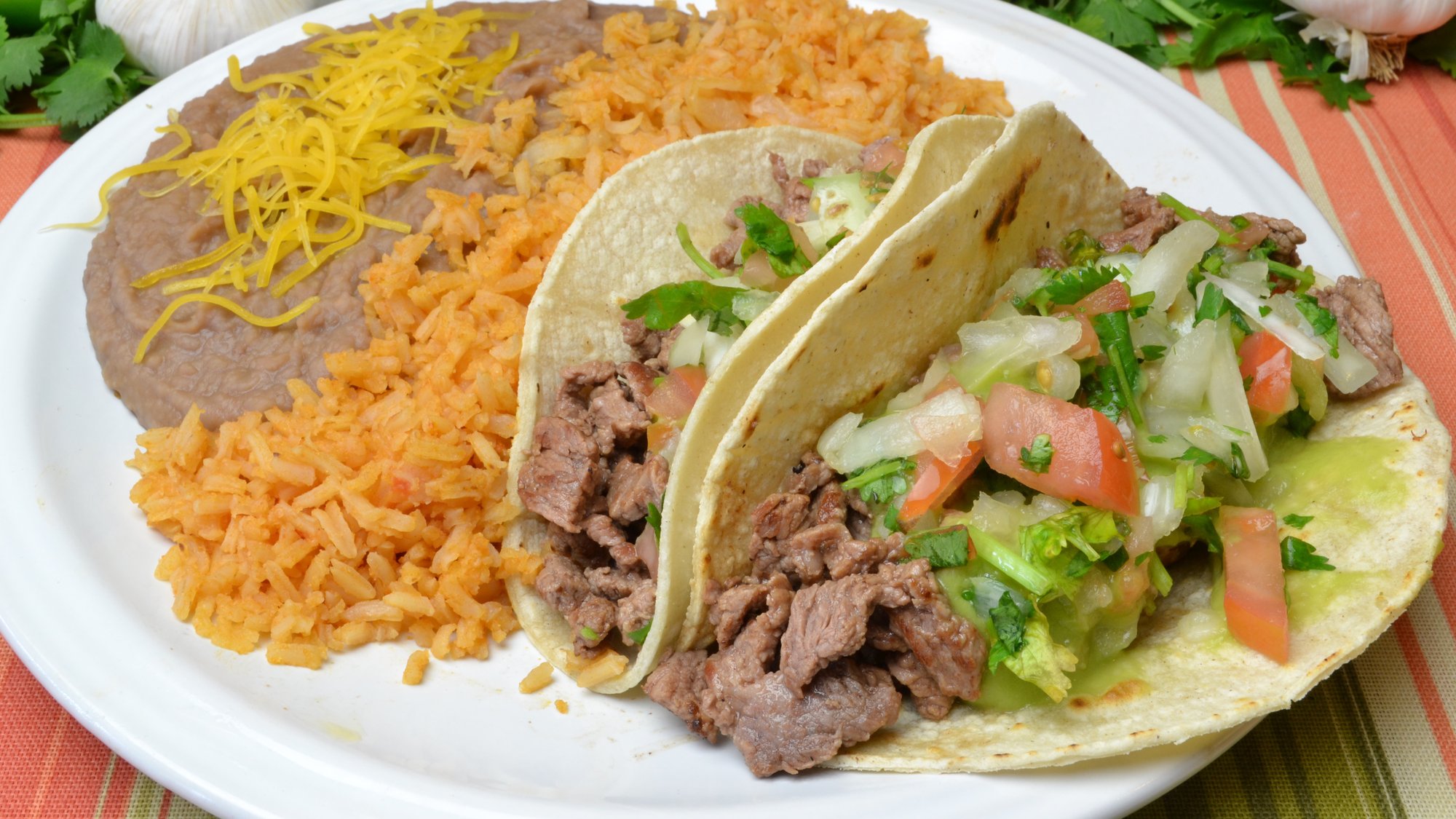 #2 Two Carne Asada Tacos Combo