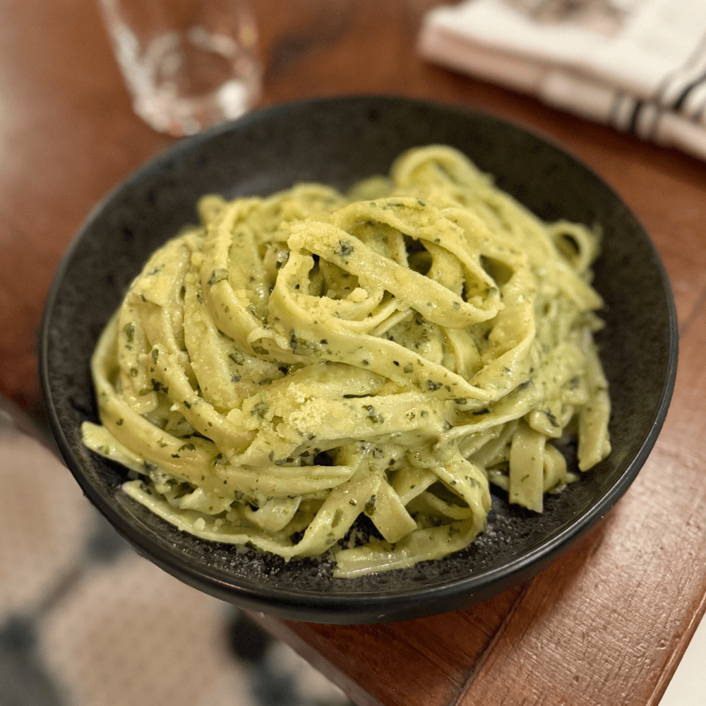 Kale Pesto Fettuccine