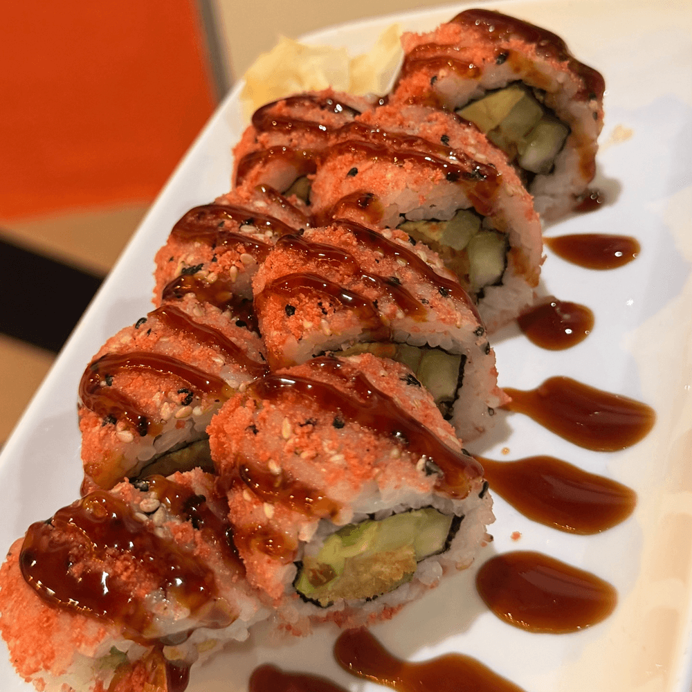 Hot Cheeto Shrimp Tempura Roll