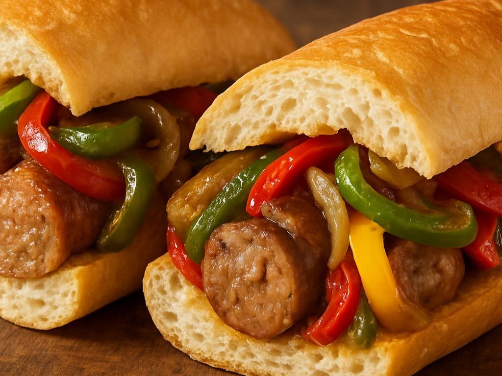 Sausage and Pepper Sub 10"