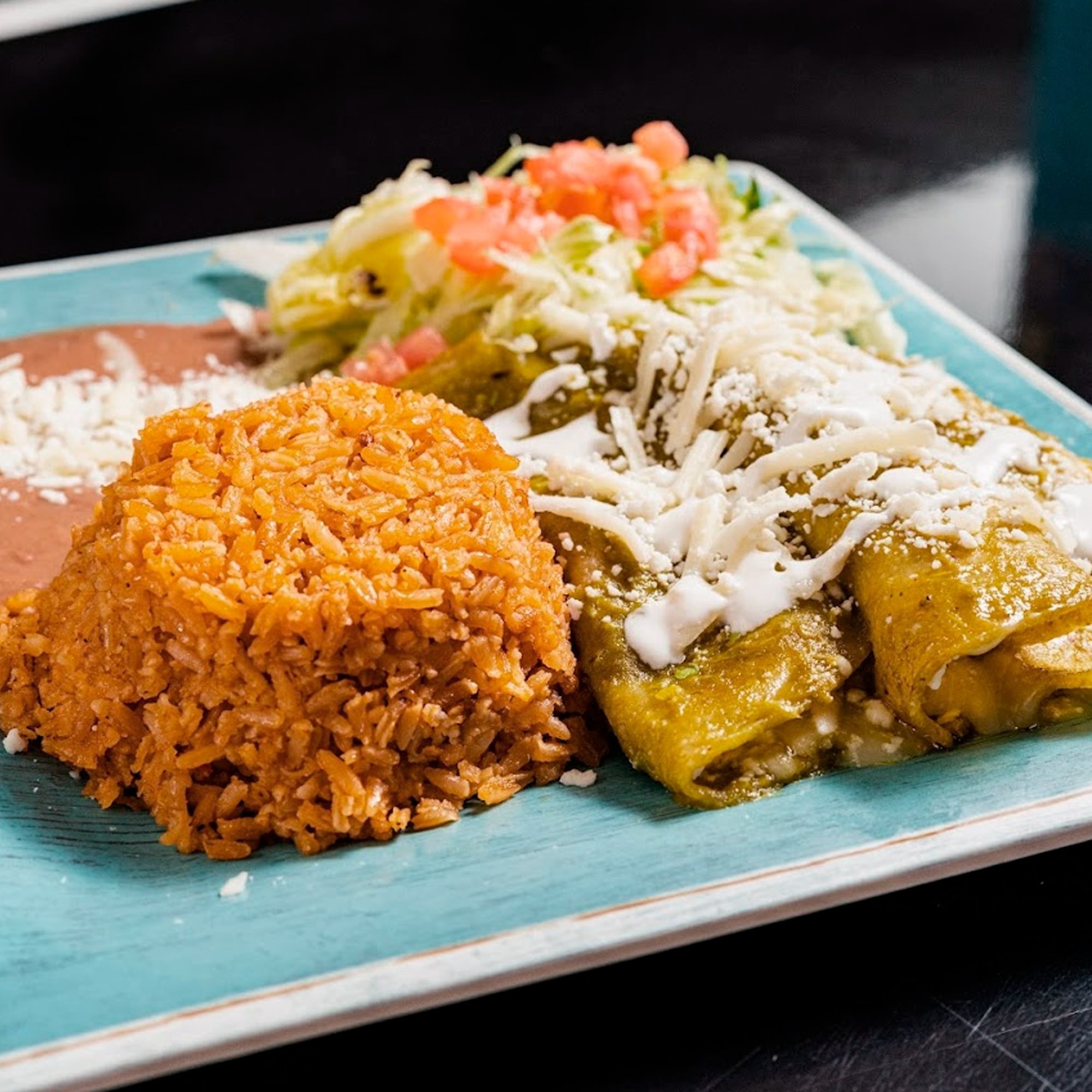 P. 3 Enchiladas Verdes w/ Pollo