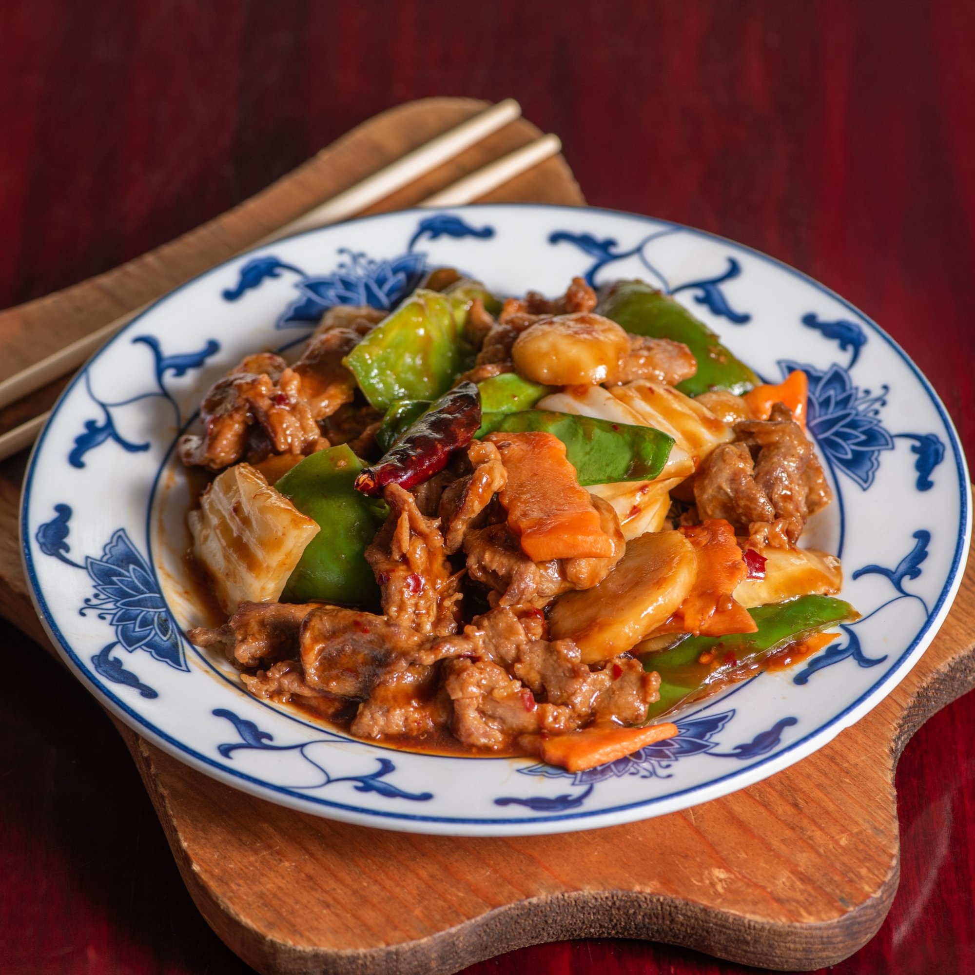 46. Sliced Lamb w/ Szechuan Sauce