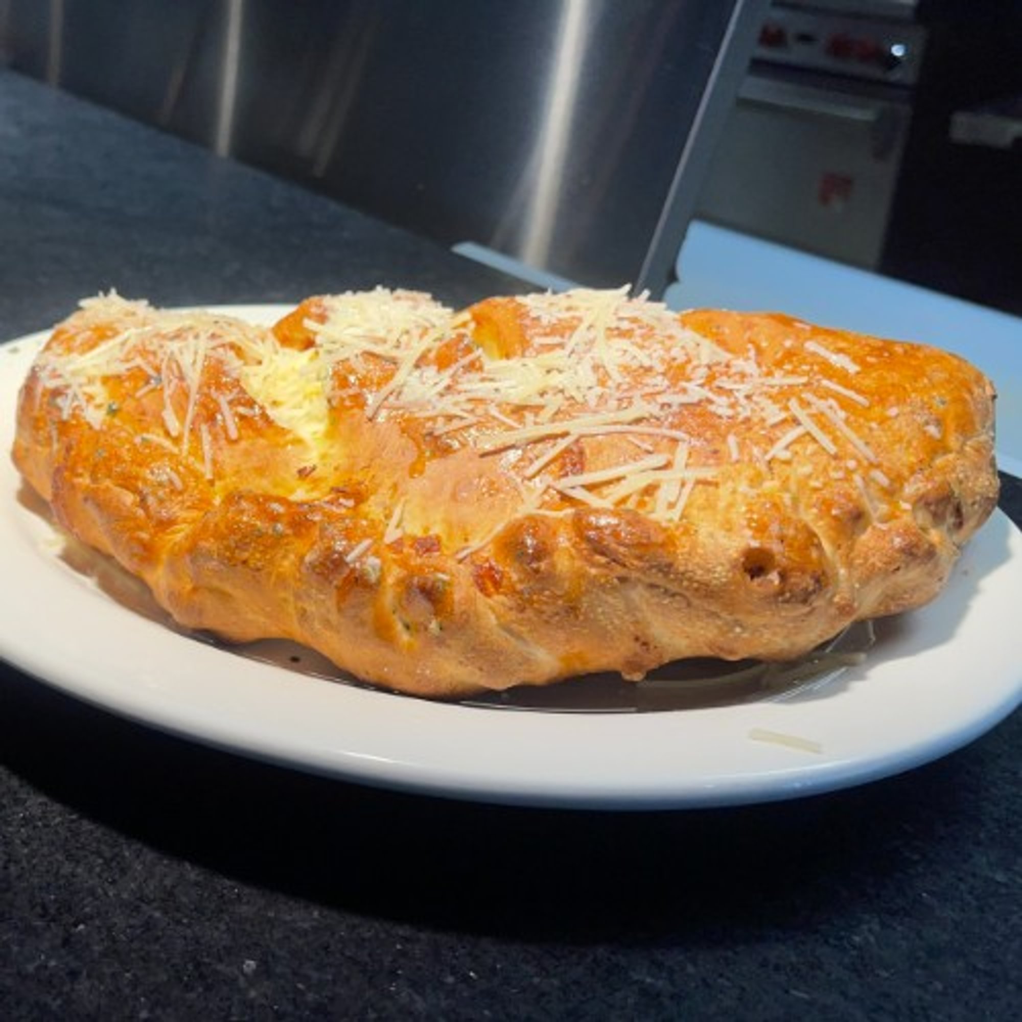 Chicken Alfredo Calzone