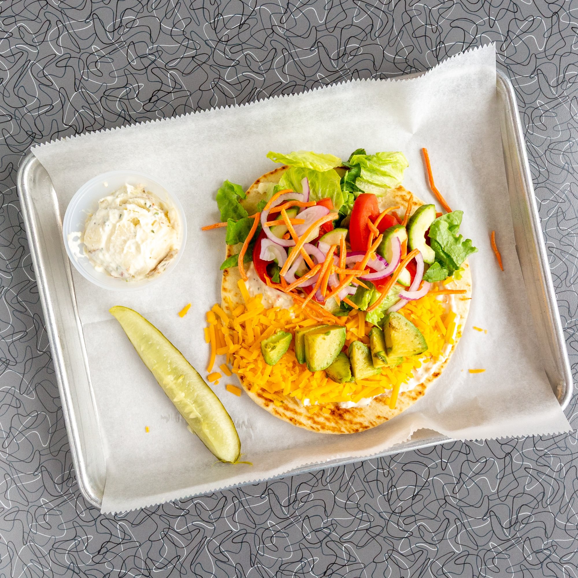 Veggie Pita Sandwich