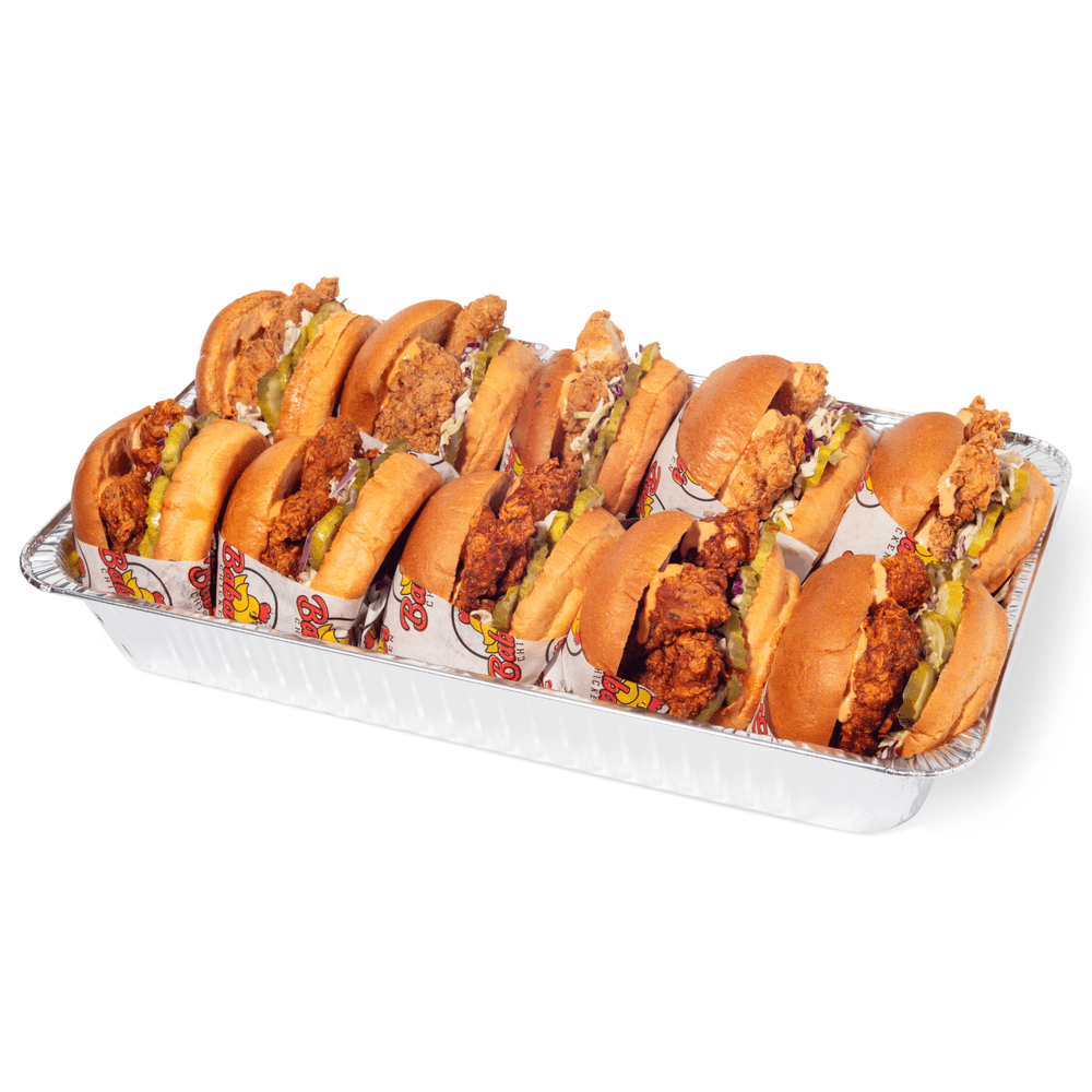 Tray of 10 Baba's Hot Sandwich