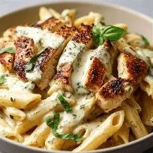 Chicken Alfredo w/ Garlic Toast