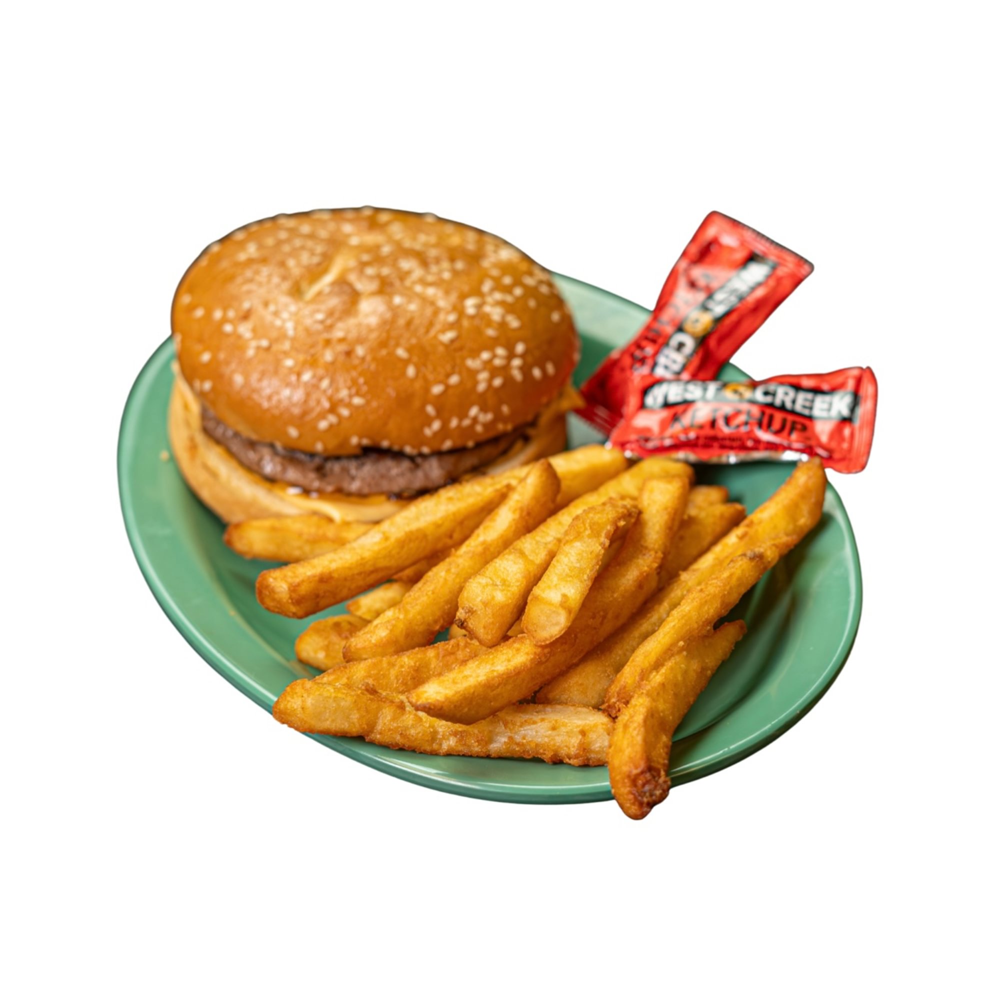 Cheeseburger With Fries