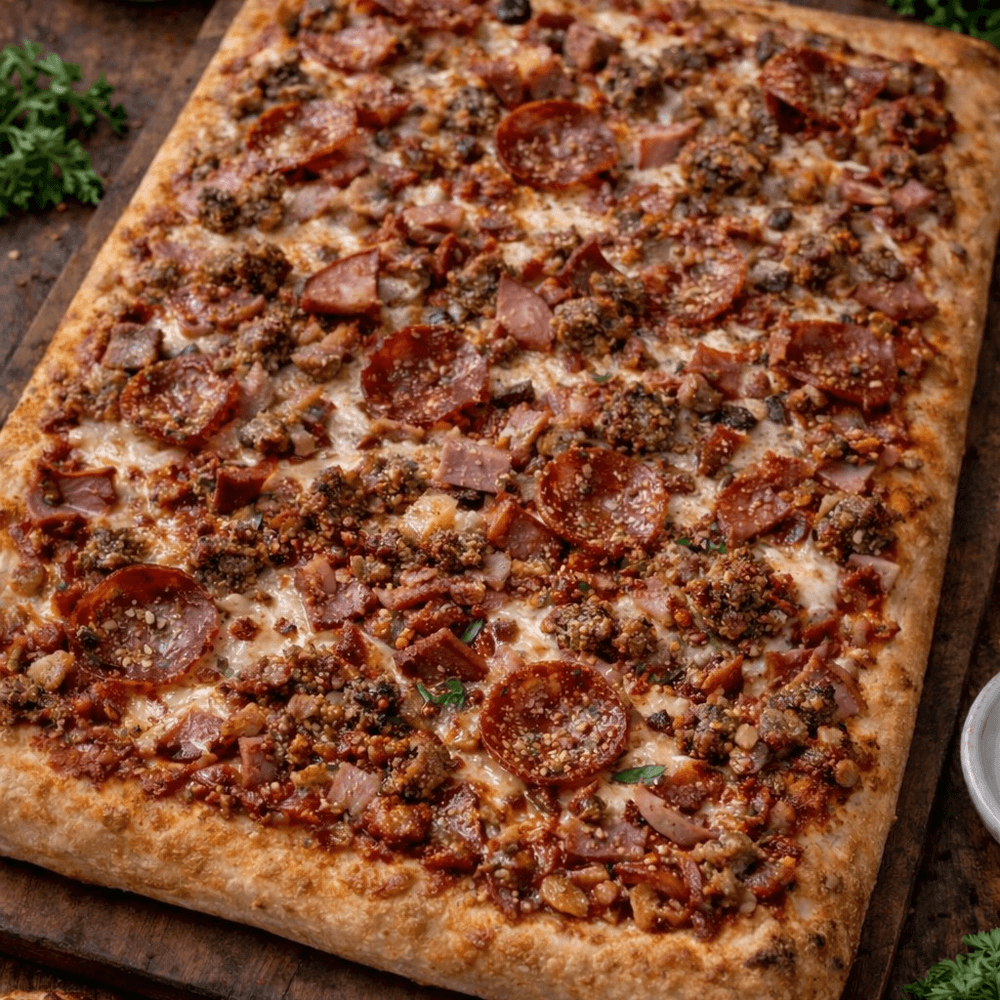 Sicilian Meat-Lovers Pizza