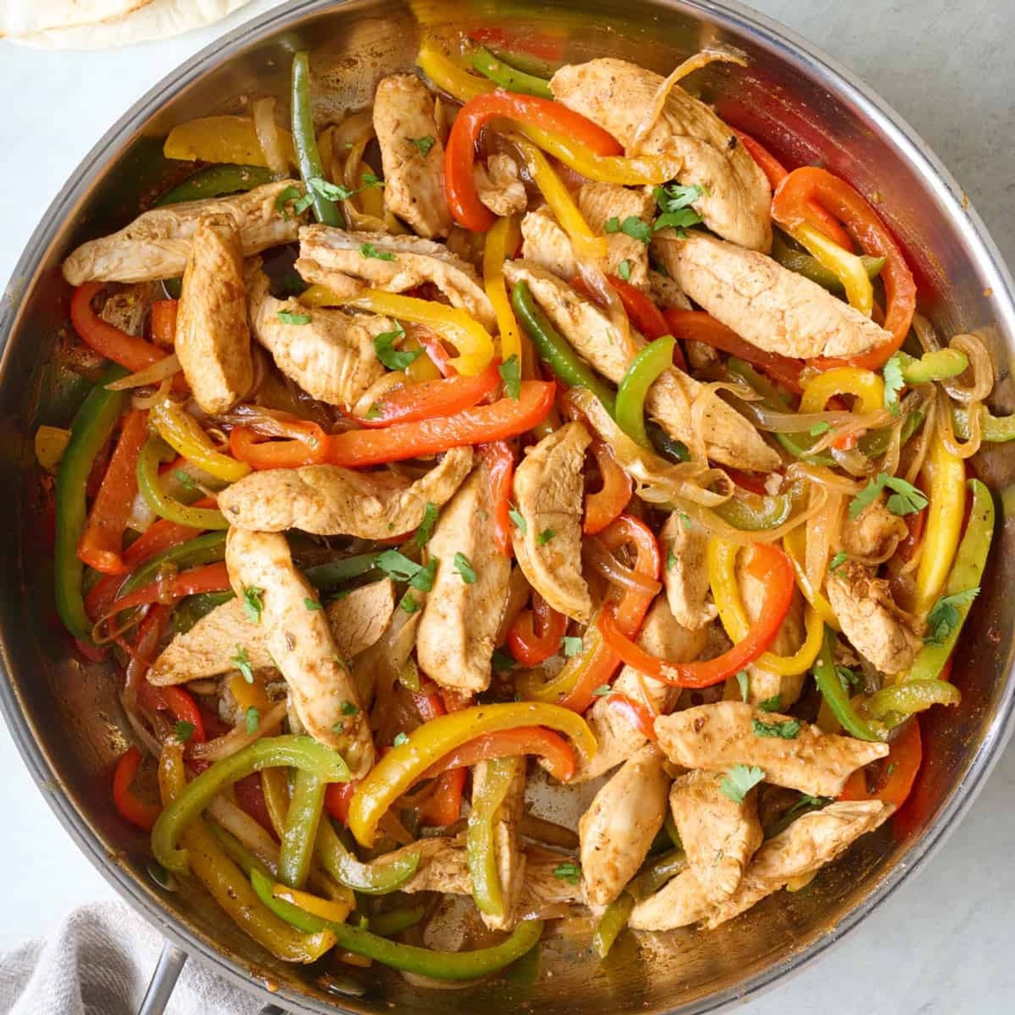Chicken fajitas