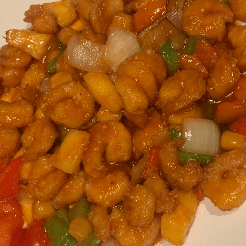 sweet & sour shrimp (dinner)