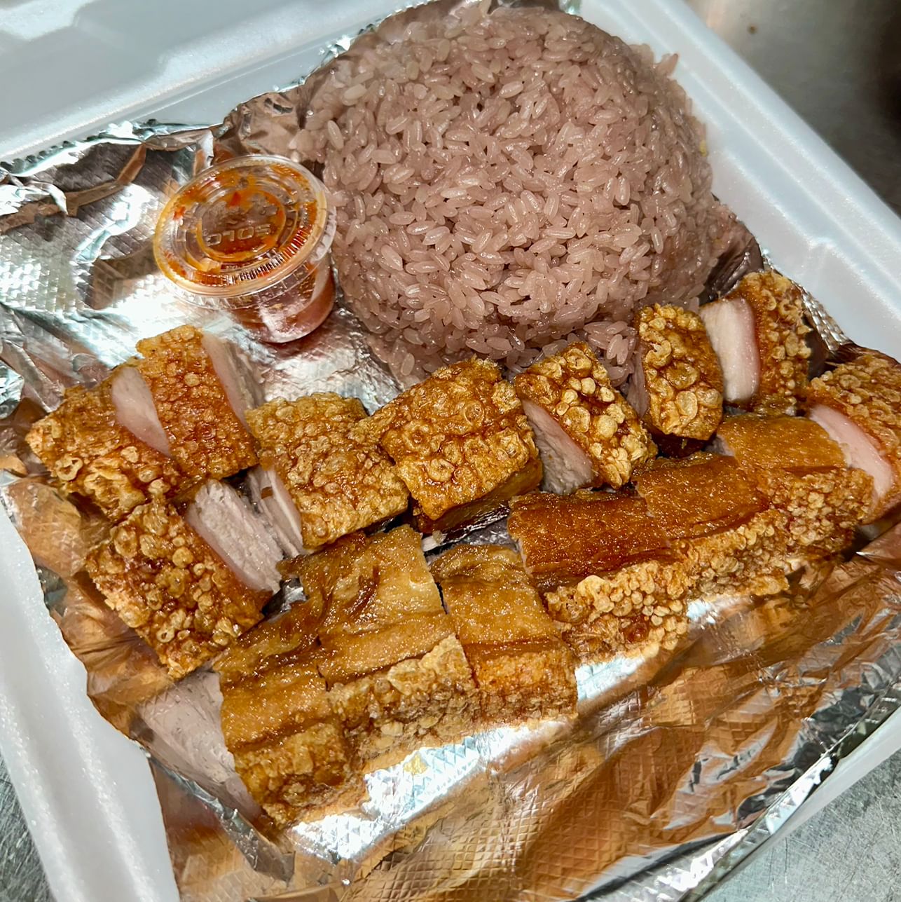 Pork Belly w/ Purple Sticky Rice