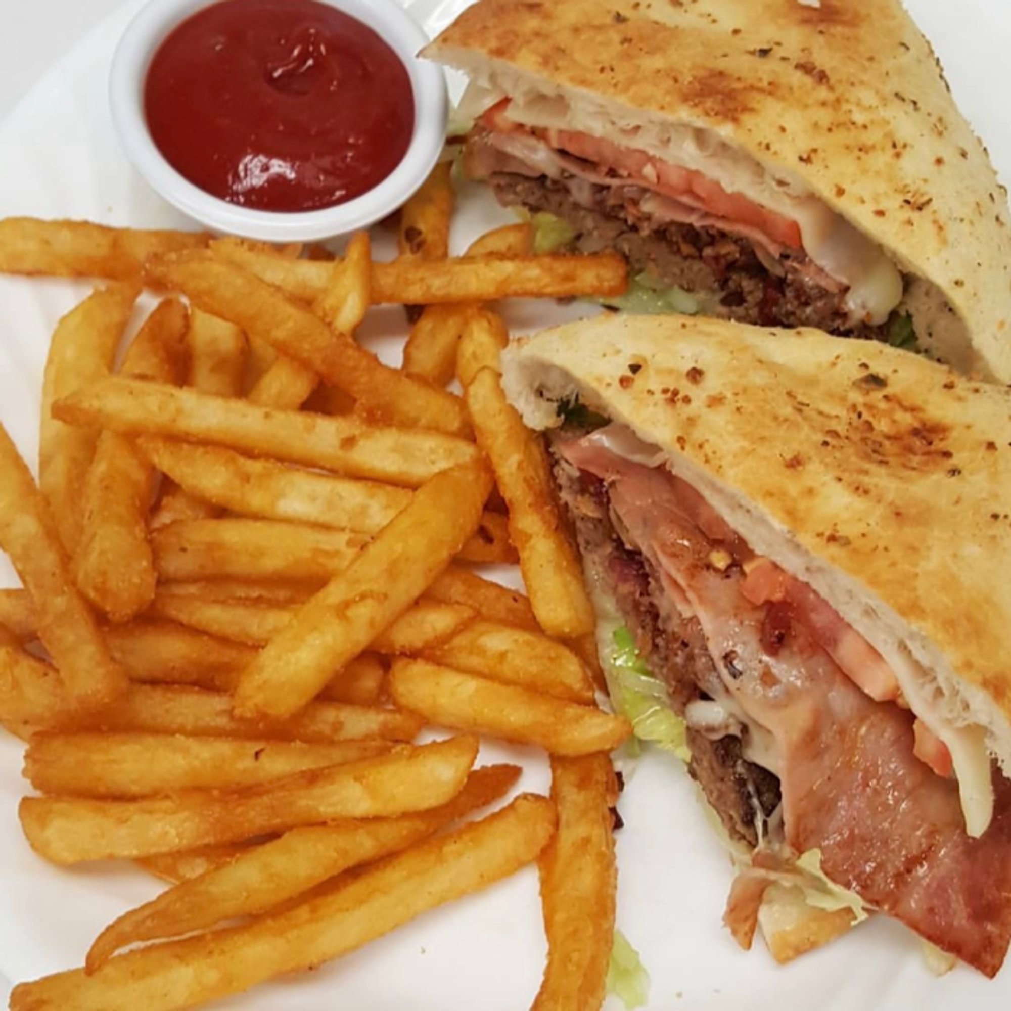 Nostra House Burger On Panini