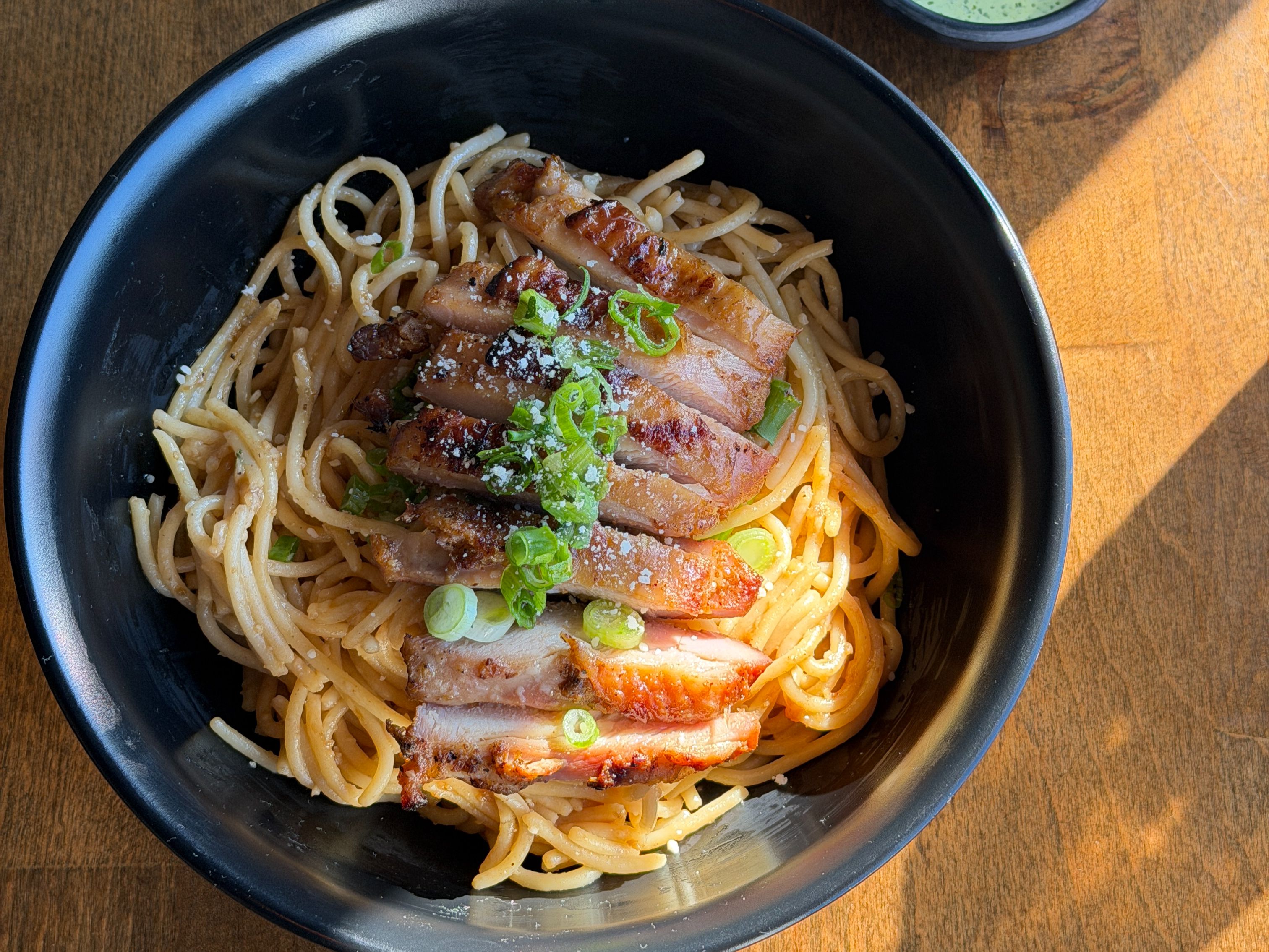 Garlic Noodles w/ Grilled Chicken