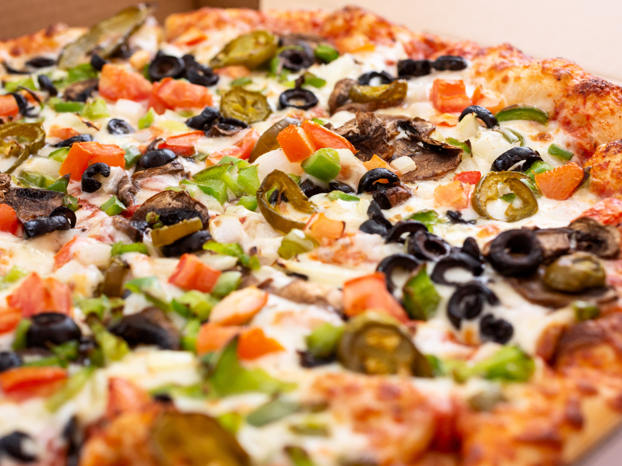 Vegetarian Special Red Pizza