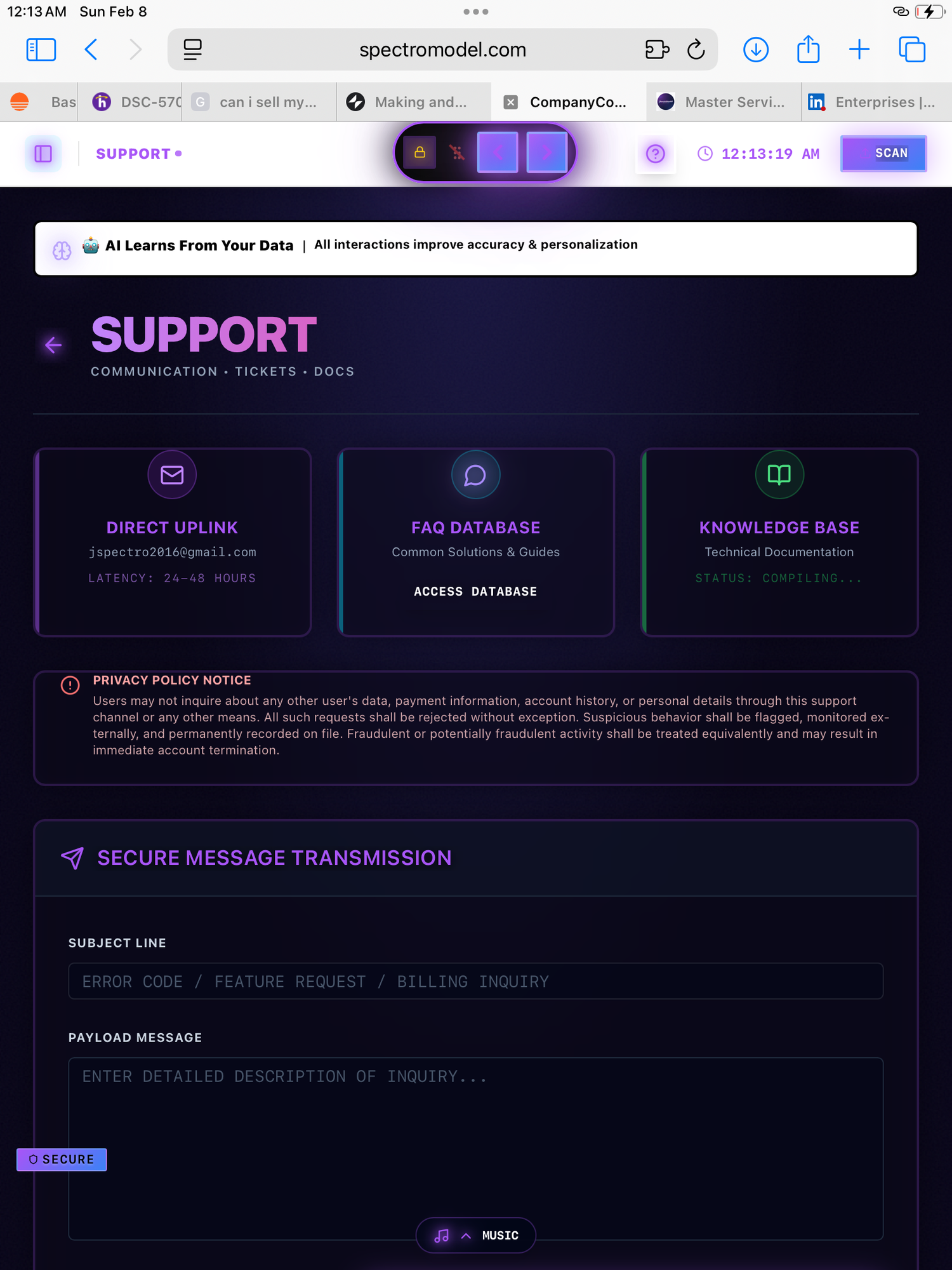 SpectroModel Enterprises (ENT.) Image