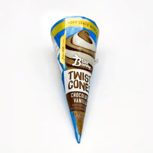 Twisted Cones Chocolate & Vanilla
