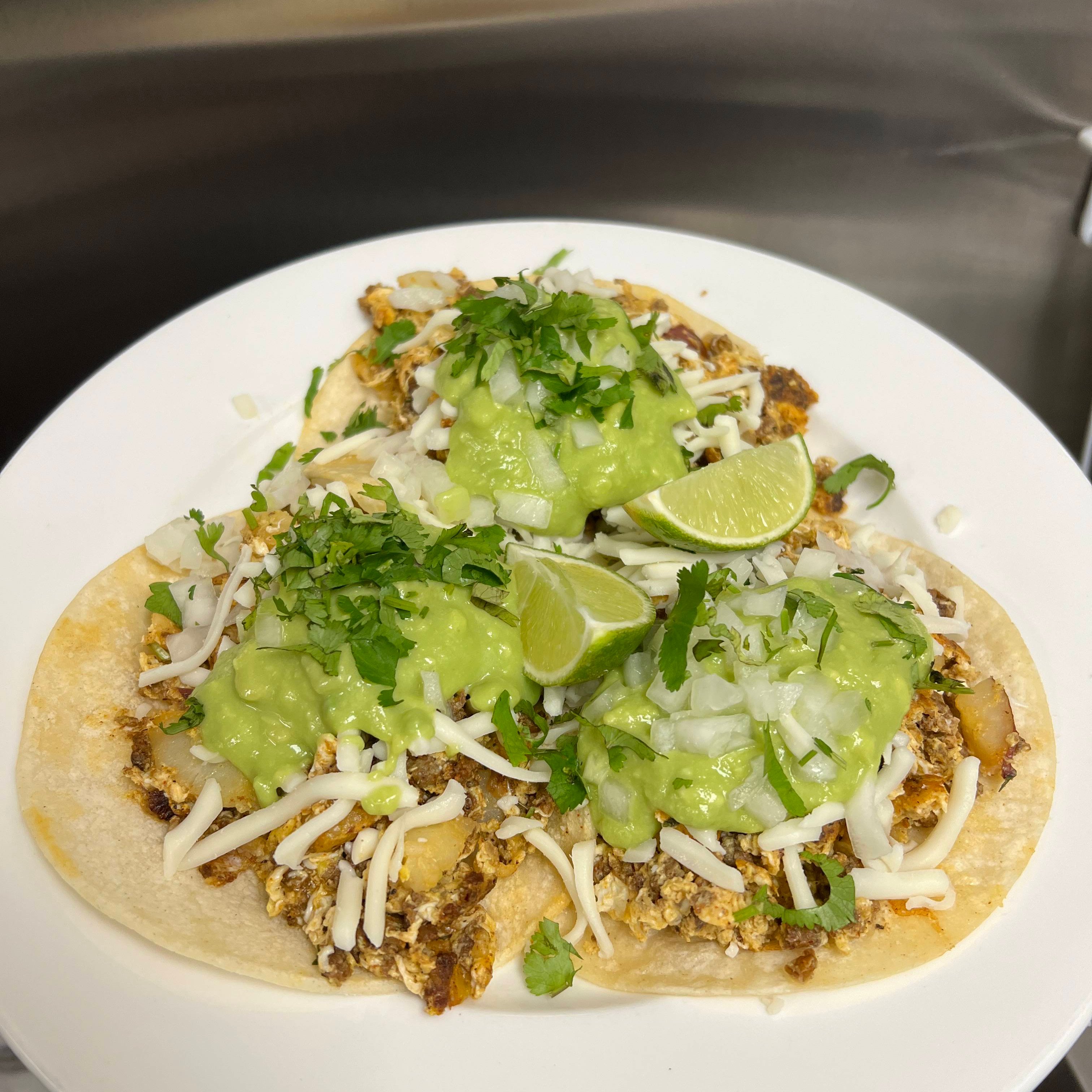 Chorizo Breakfast Taco