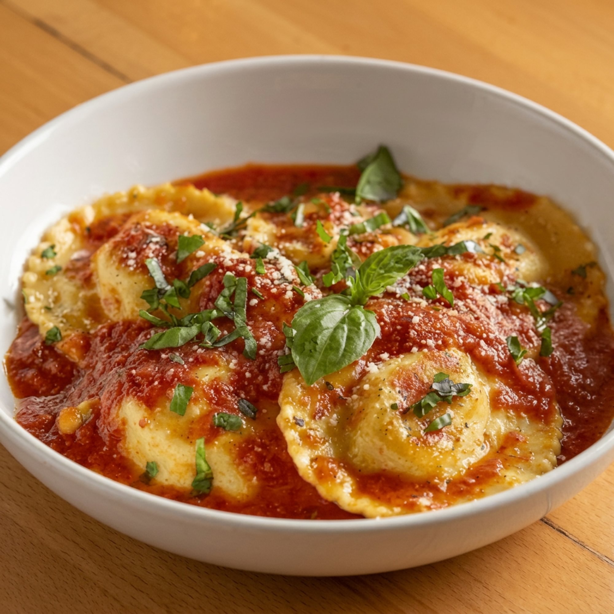 Cheese ravioli