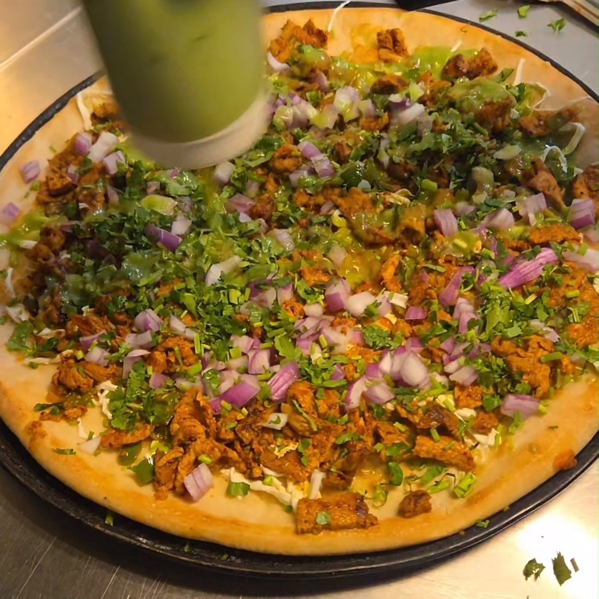 Personal Al Pastor Pizza