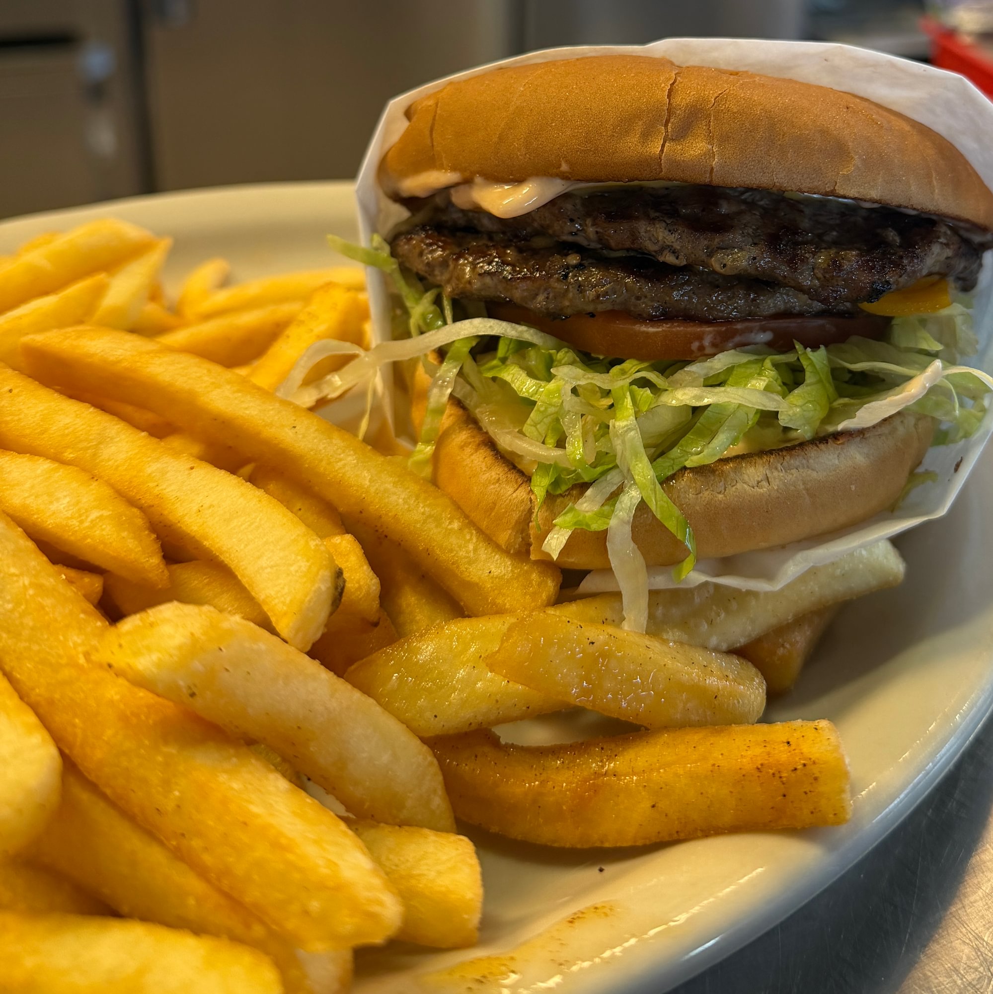 1/2Lb Double Char Burger