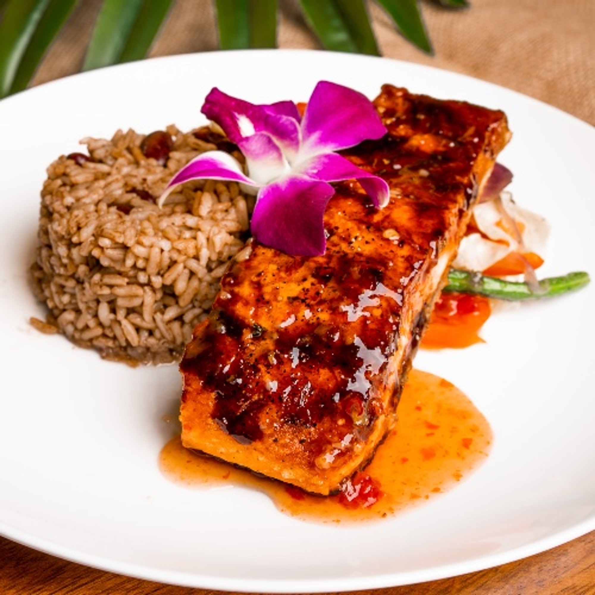 Jerk Salmon Dinner