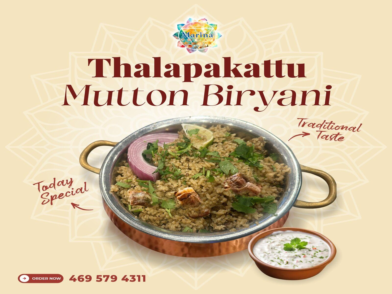 Thalapakatti Mutton Biriyani