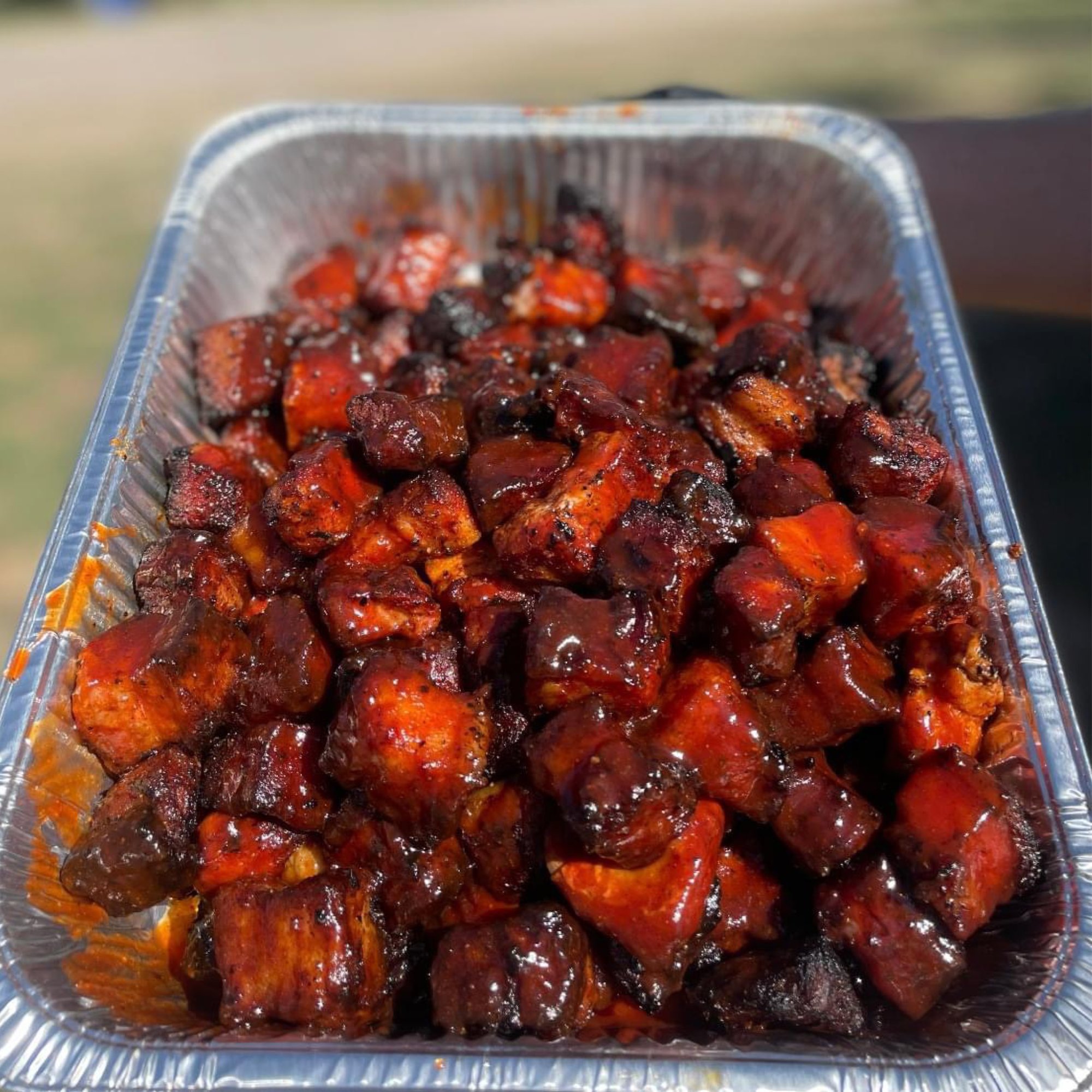 Bacon Burnt Ends by 1/2lb