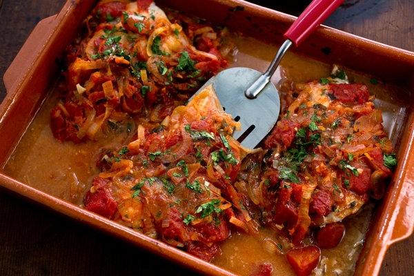 Pollack Steak Fish in Sauce