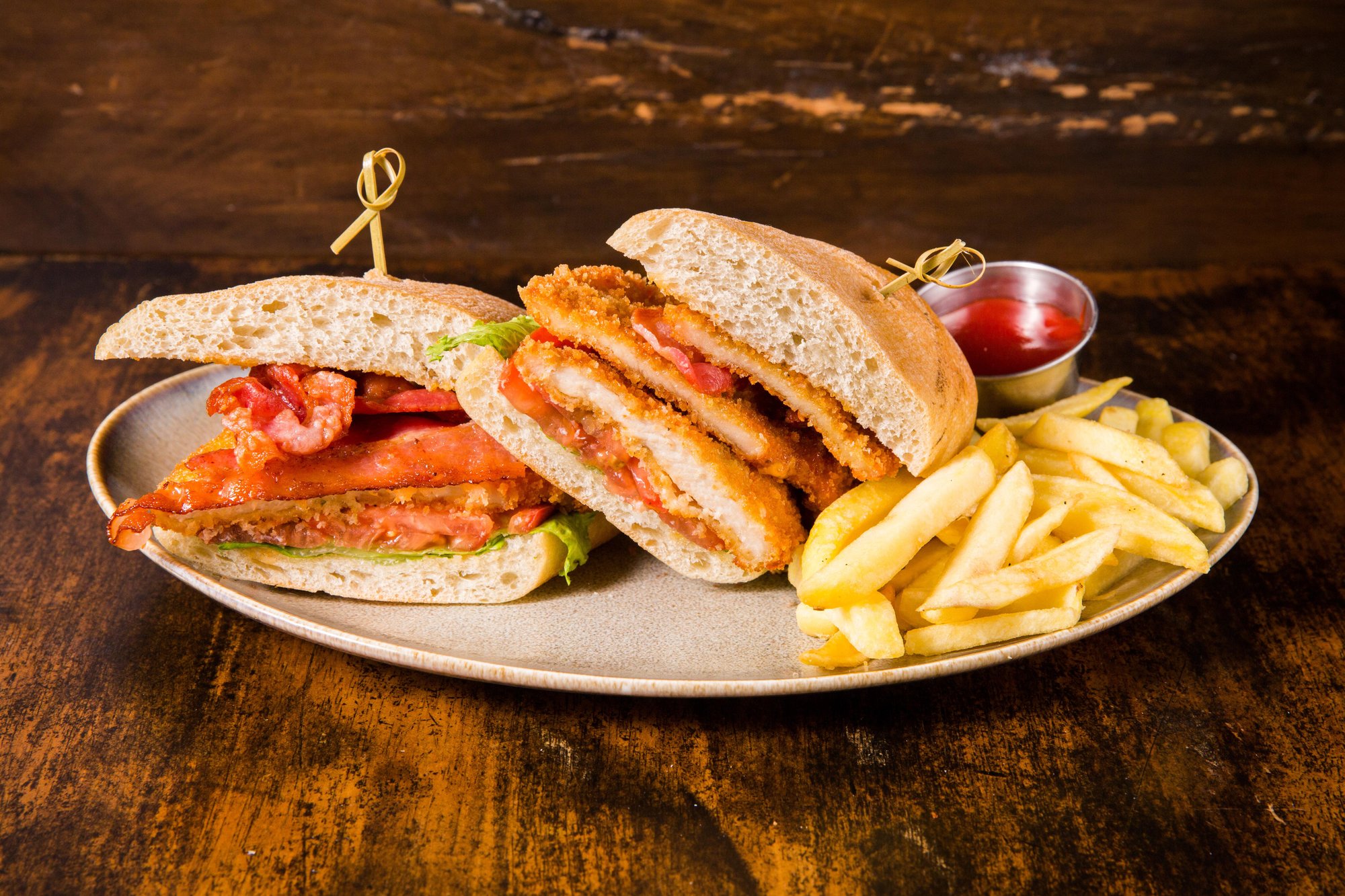 Crispy Chicken BLT Sandwich