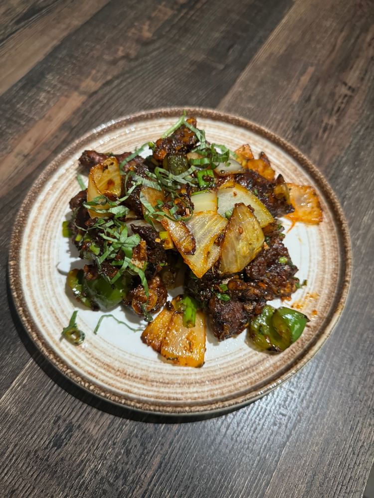 Crispy Lamb with Basil