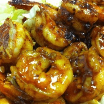 Lunch Sizzling Shrimp