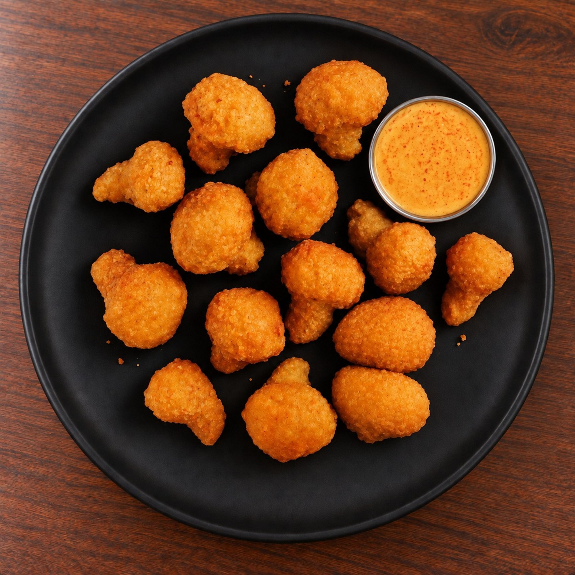 Battered mushrooms