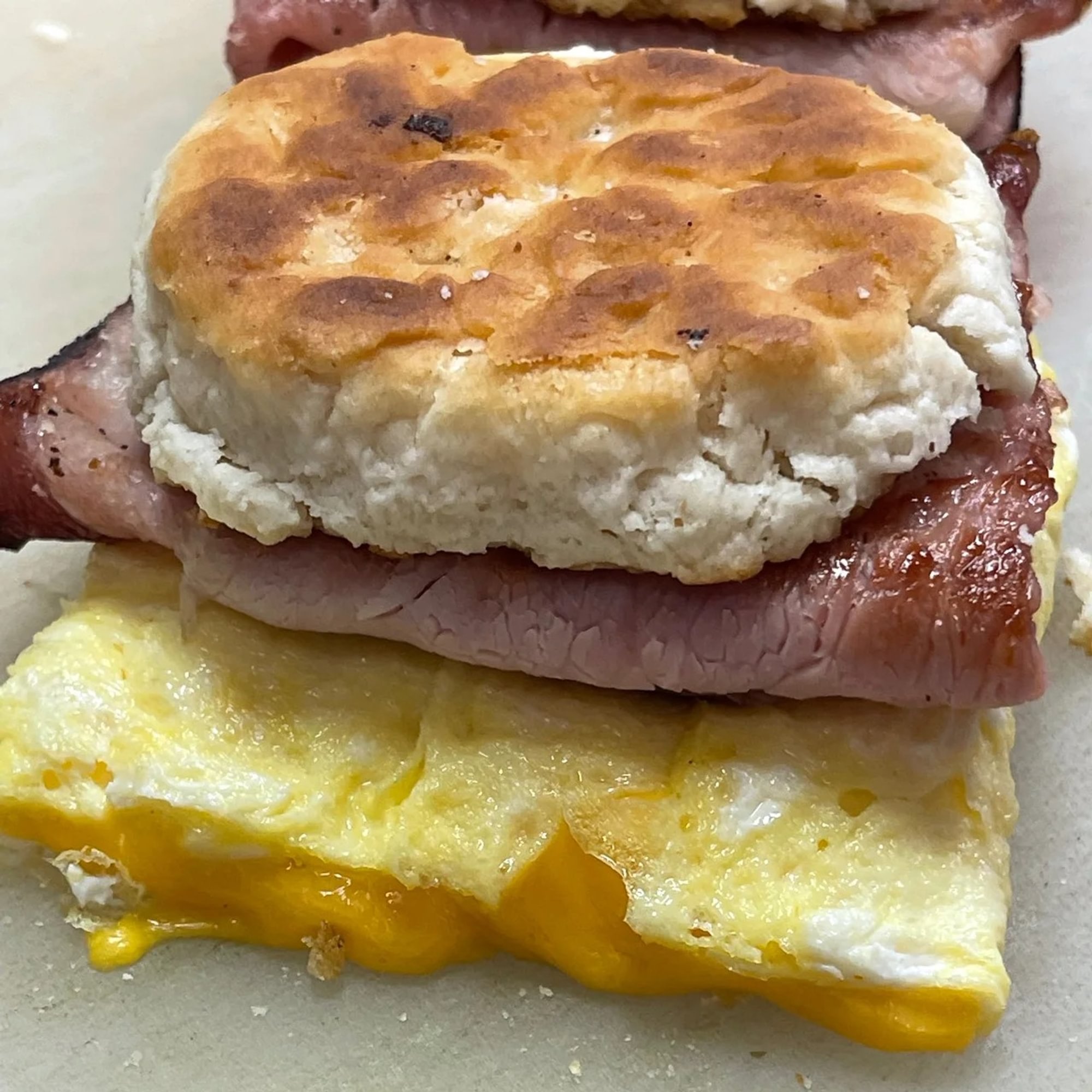 Ham, Egg, and Cheese Biscuit