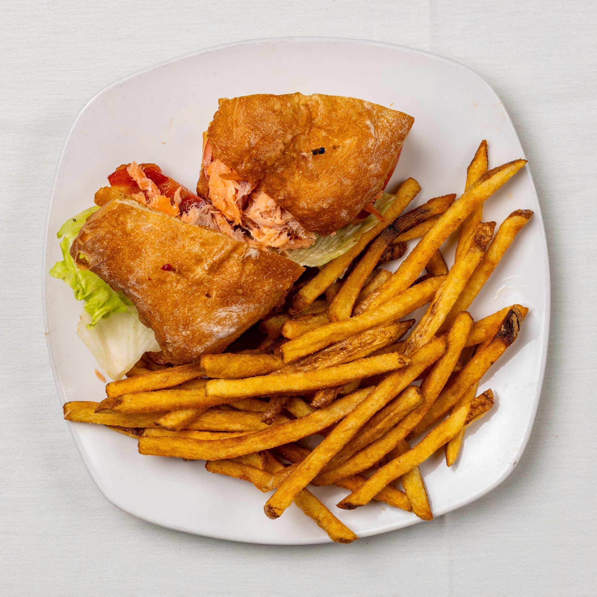 Smoked Salmon BLT Sandwich