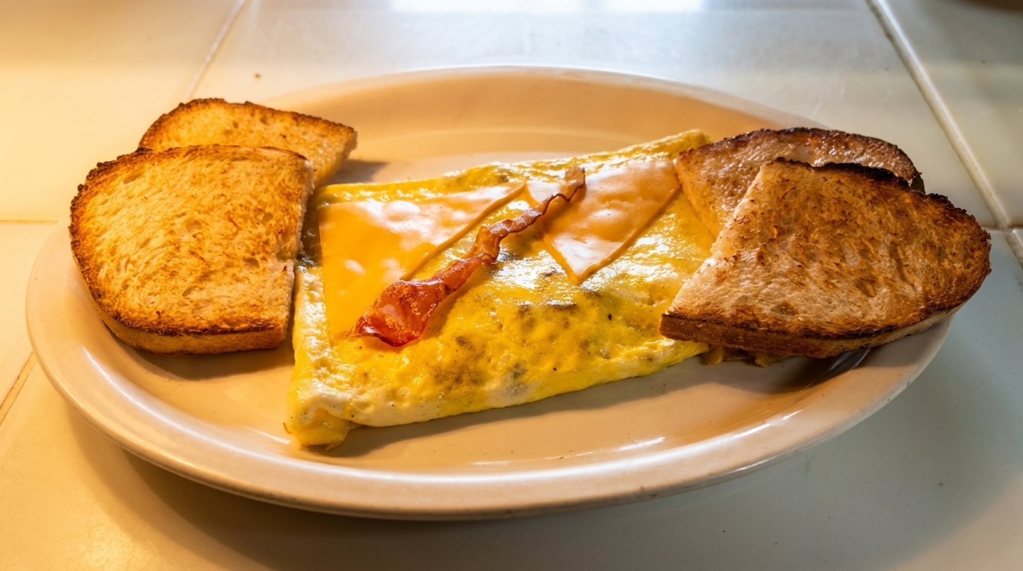Bacon & Cheese Omelette