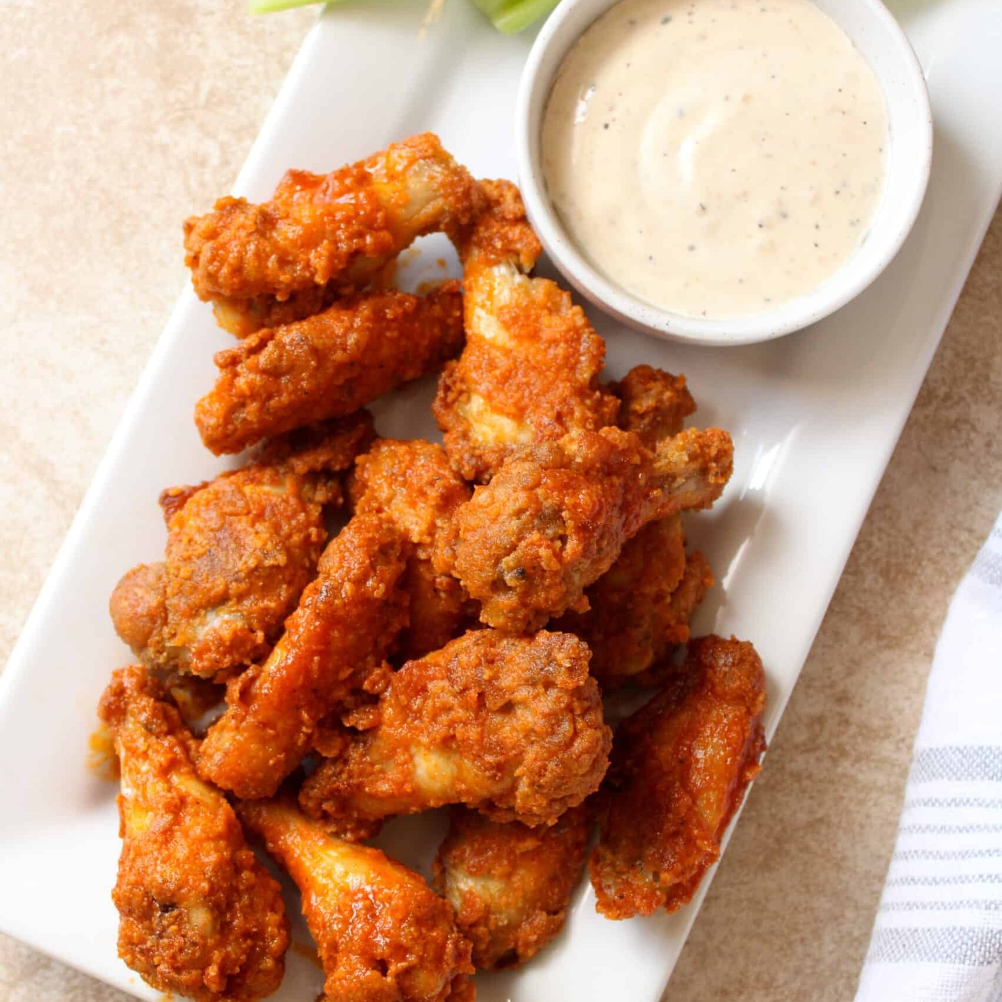 Waffle Fries 8 Wings