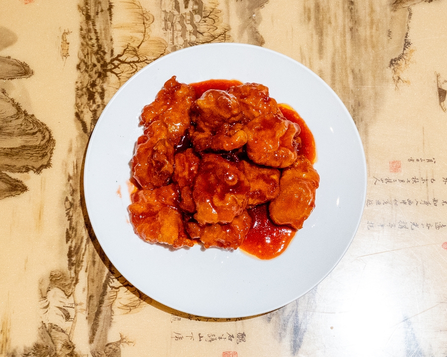 Peking (deep-fried sweet & sour) Pork Chop Entree
